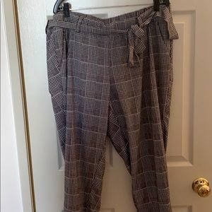 Crepe tie pants